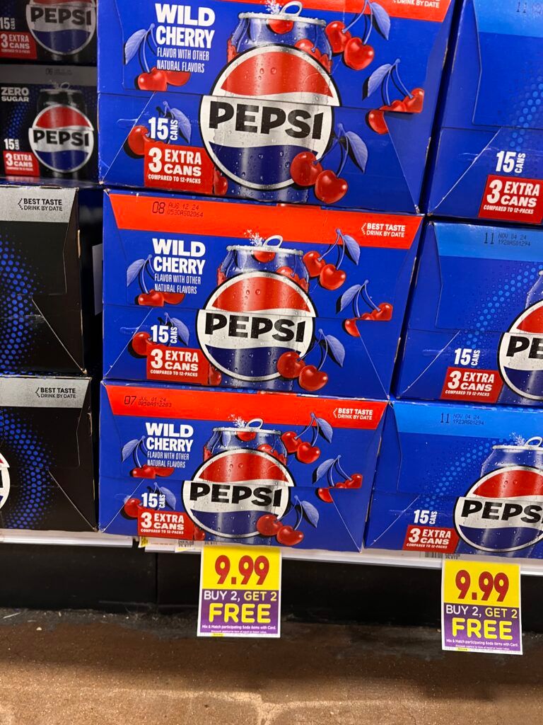 soda kroger shelf image