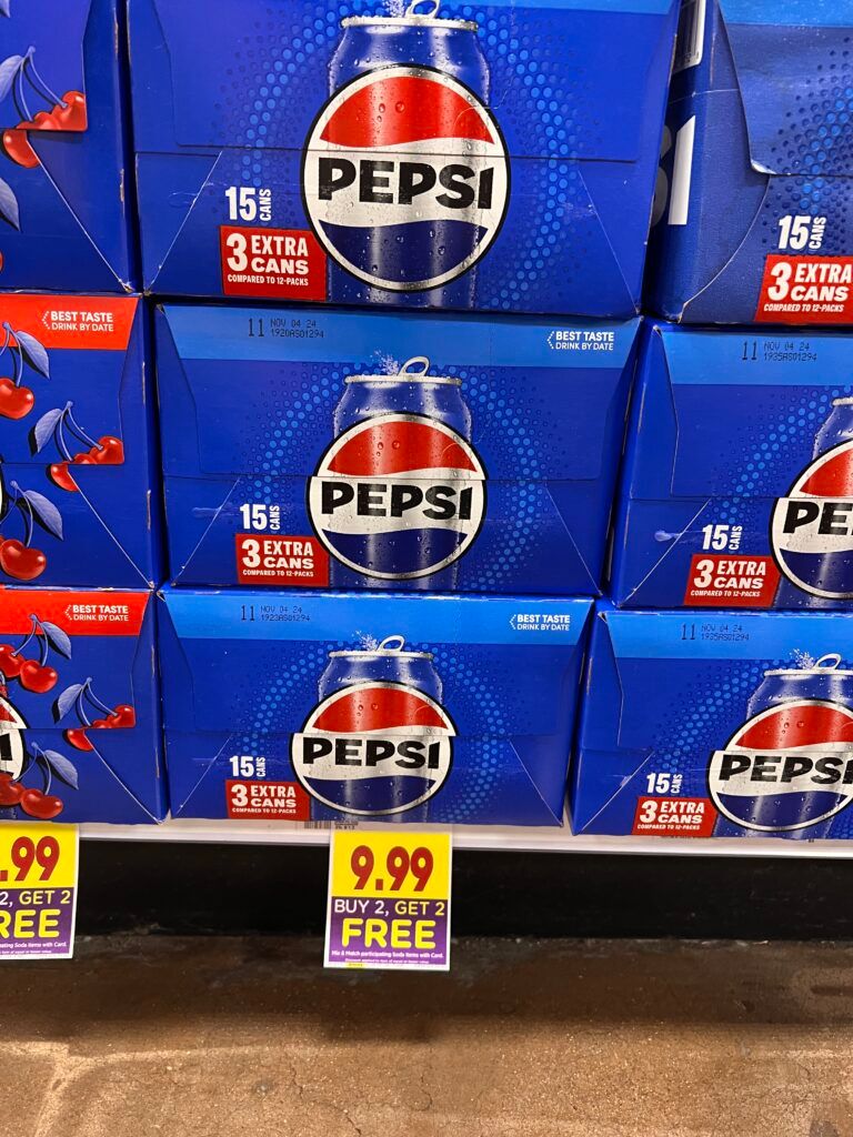 soda kroger shelf image