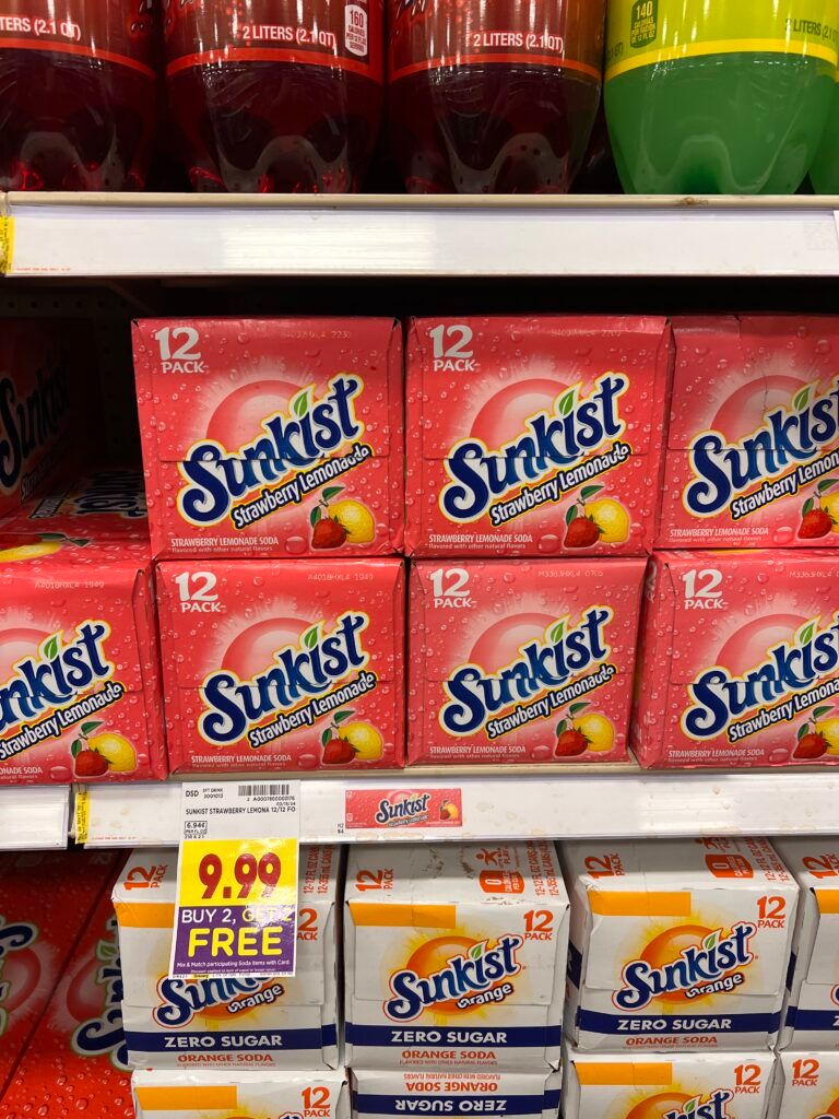 soda kroger shelf image