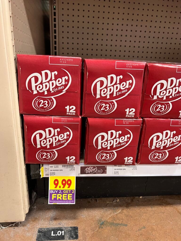 soda kroger shelf image