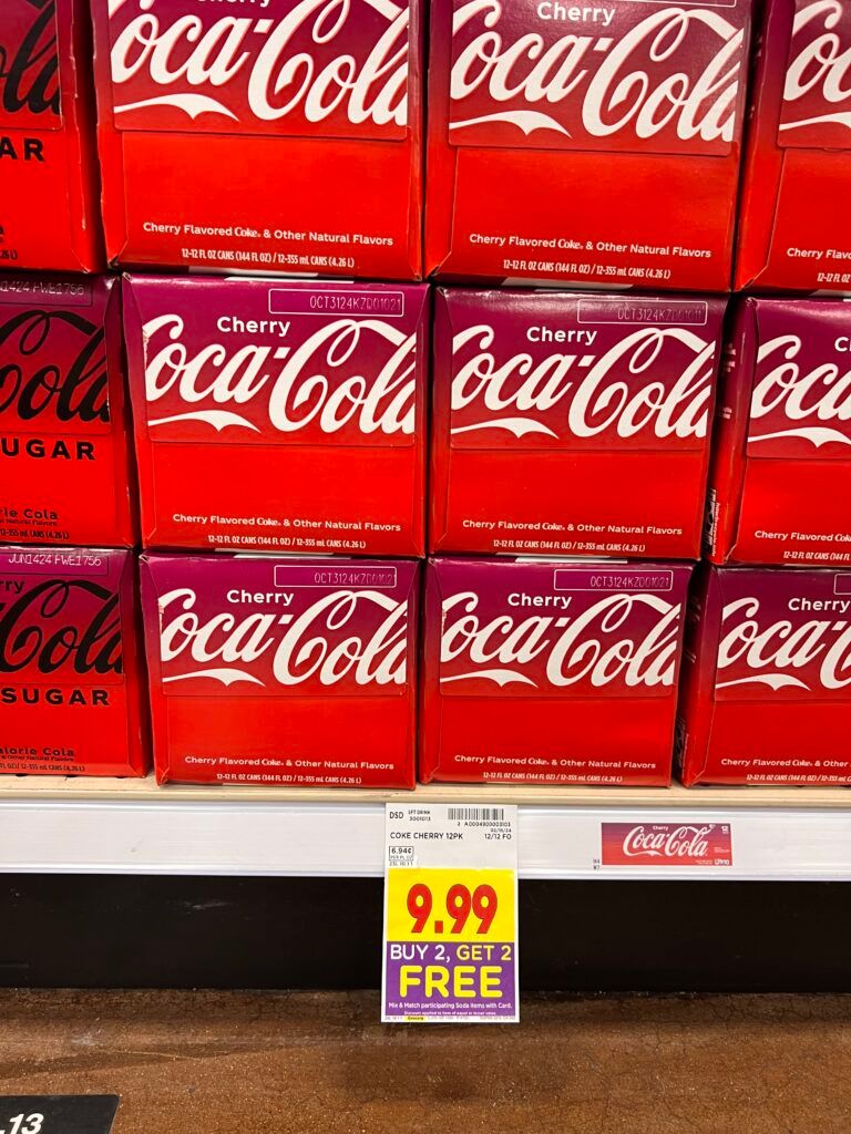 soda kroger shelf image