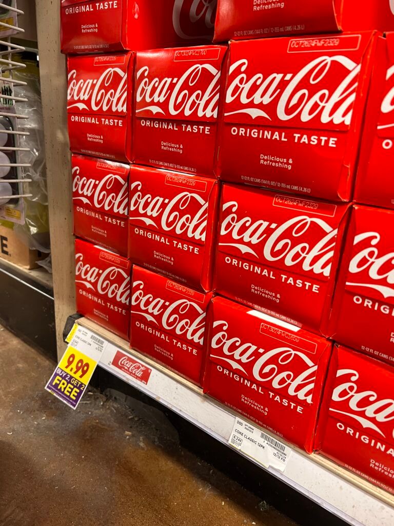 soda kroger shelf image