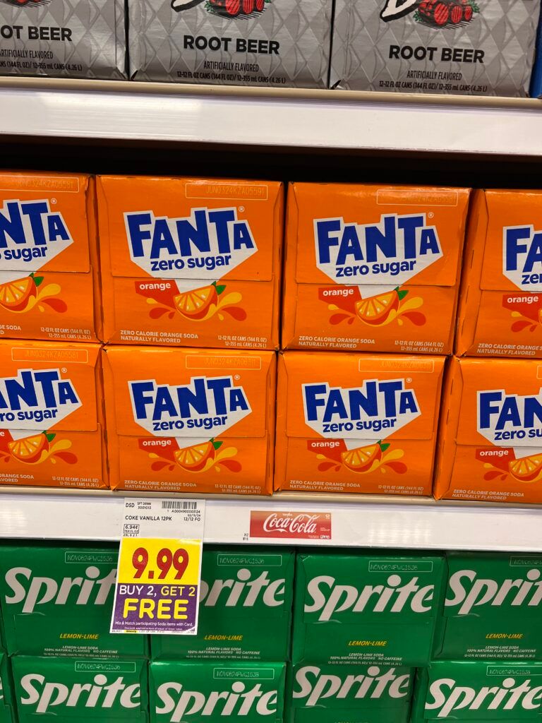 soda kroger shelf image