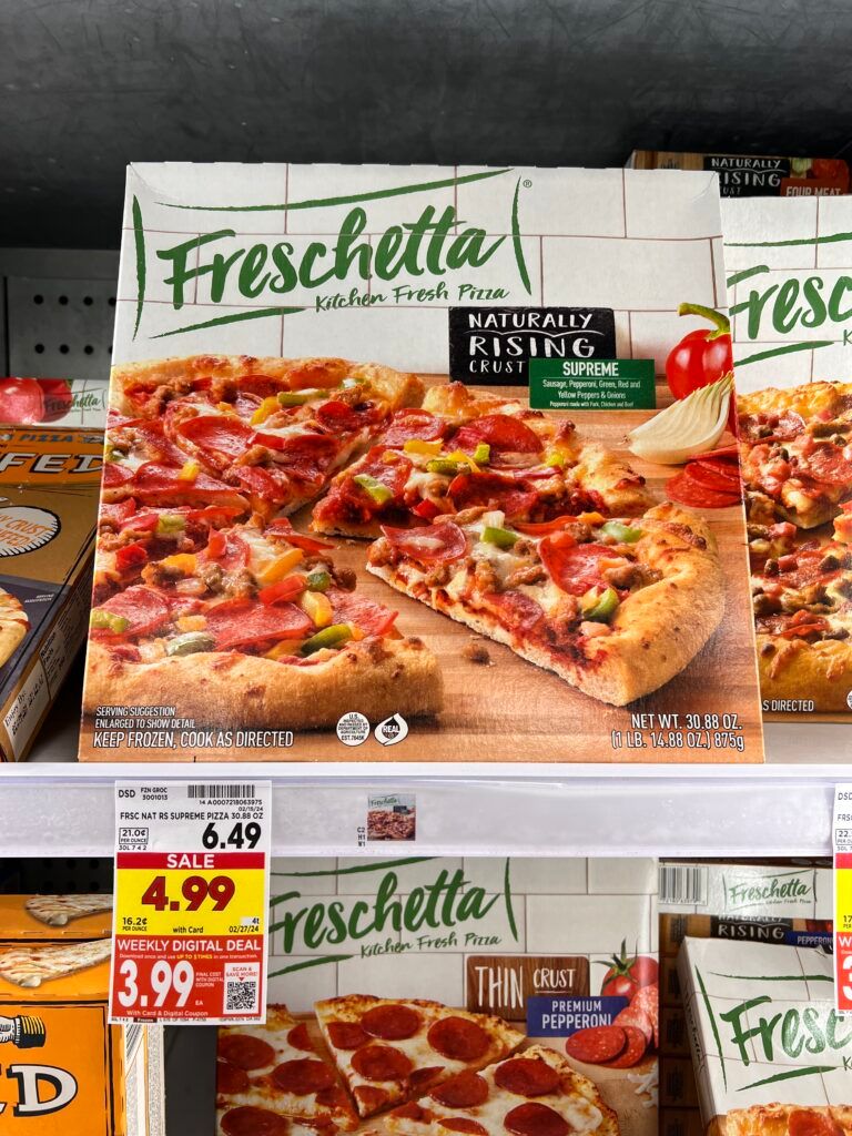 freschetta pizza kroger shelf image