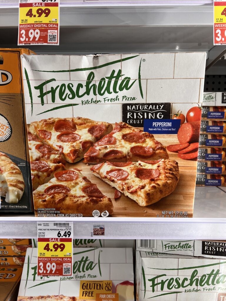 freschetta pizza kroger shelf image