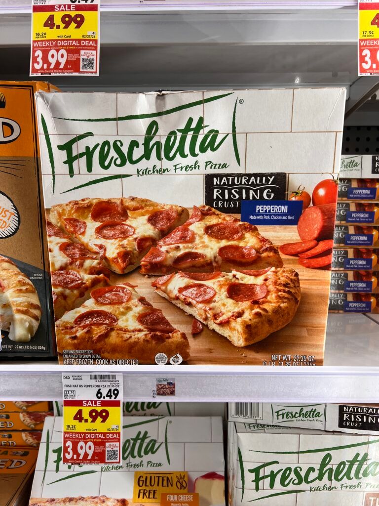 freschetta pizza kroger shelf image
