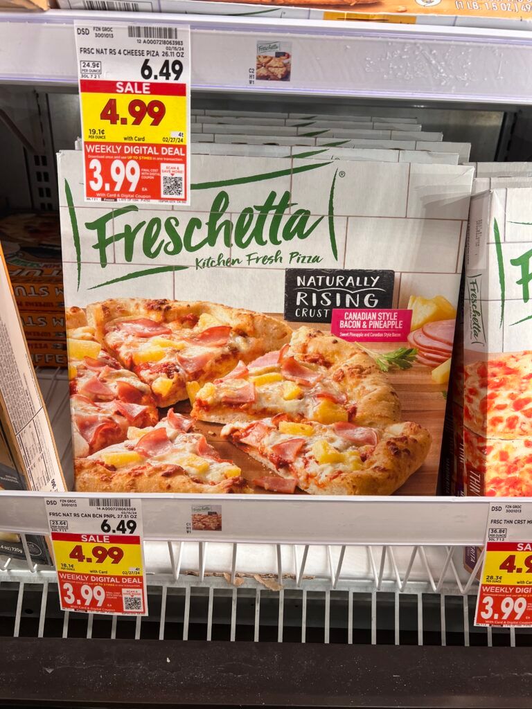 freschetta pizza kroger shelf image