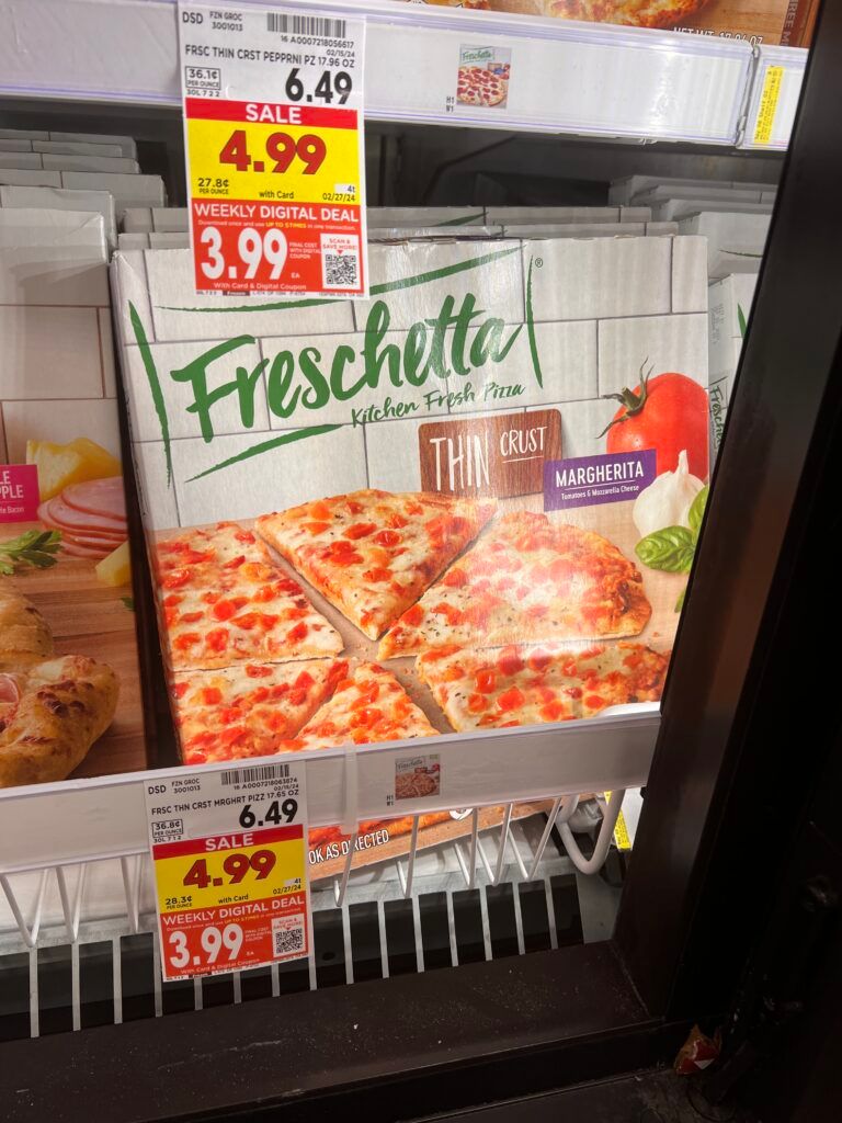 freschetta pizza kroger shelf image