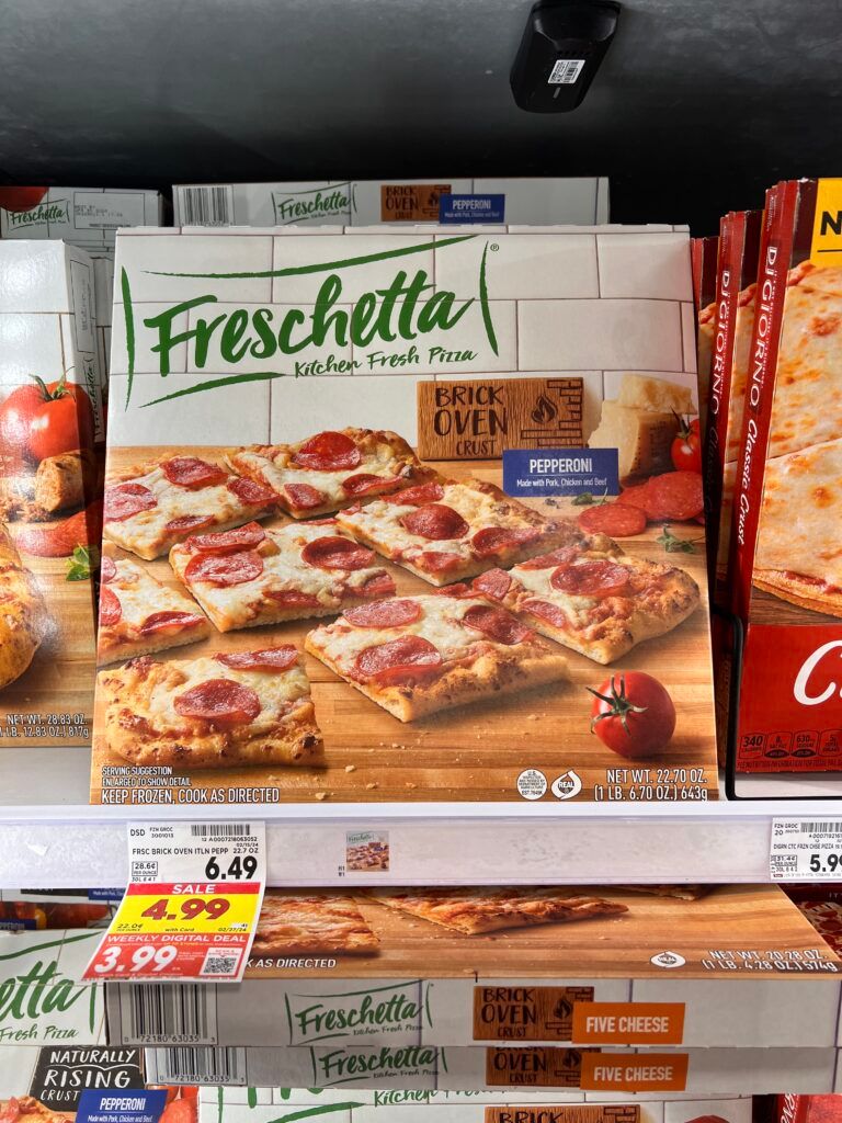 freschetta pizza kroger shelf image