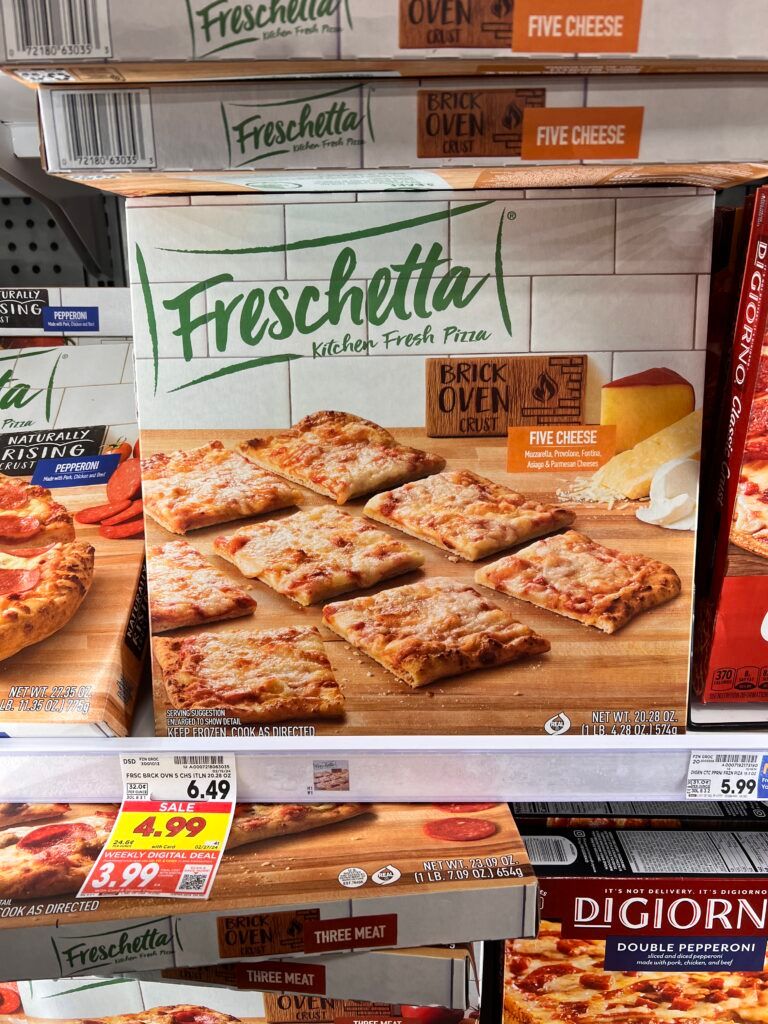 freschetta pizza kroger shelf image