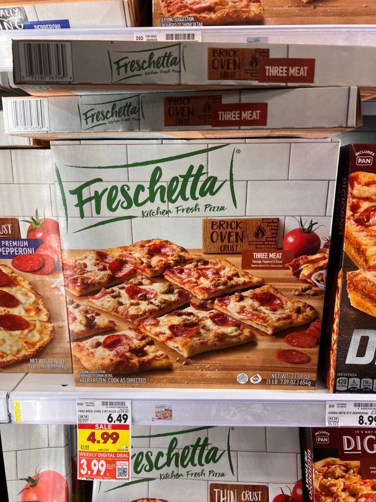 freschetta pizza kroger shelf image