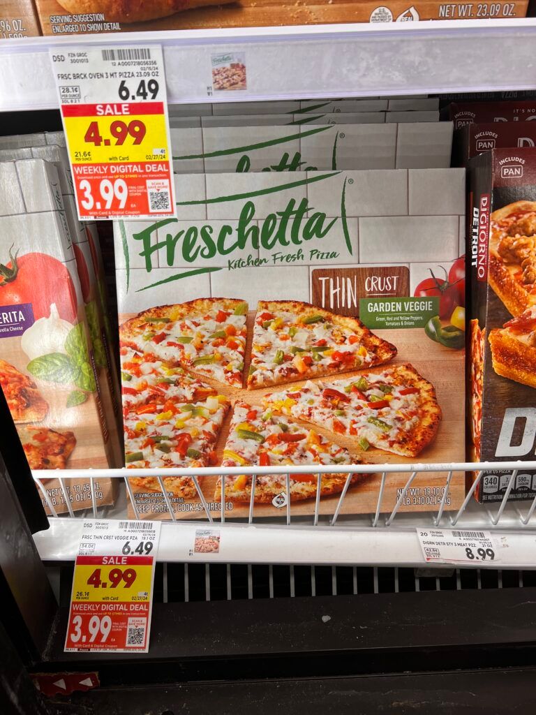 freschetta pizza kroger shelf image