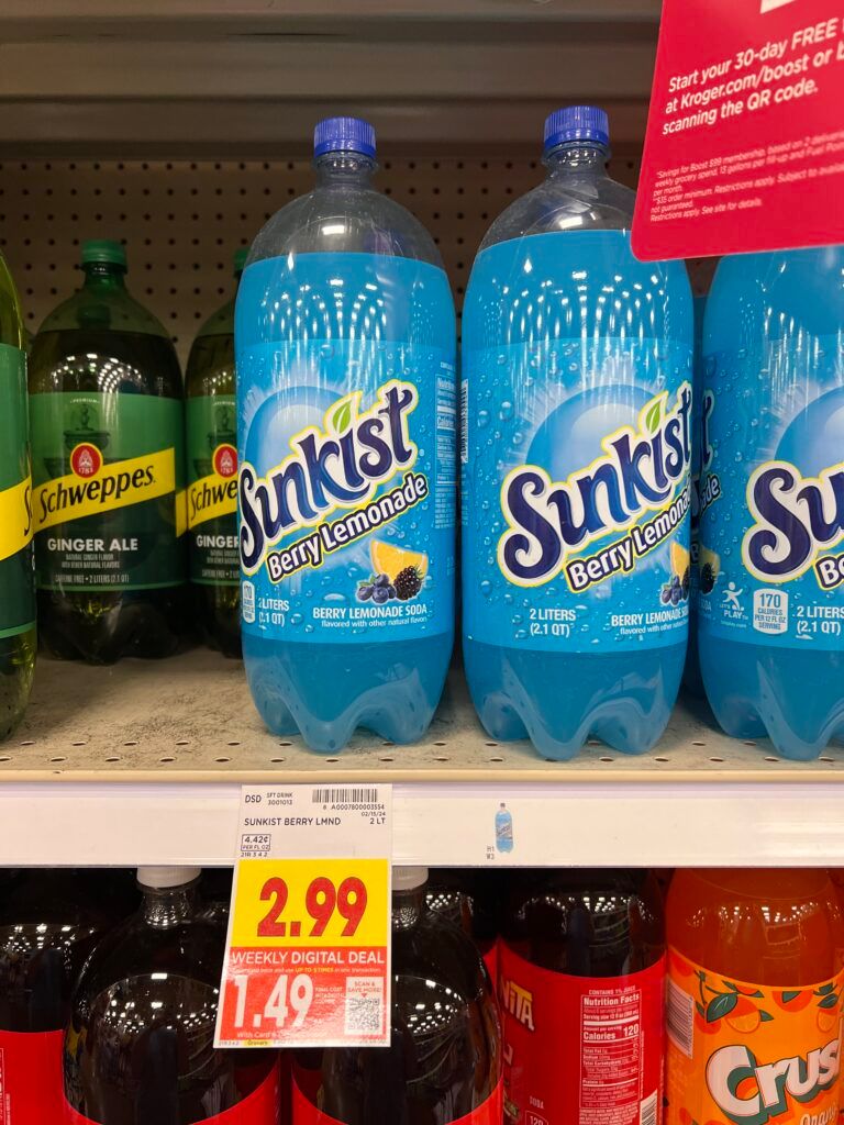 soda kroger shelf image