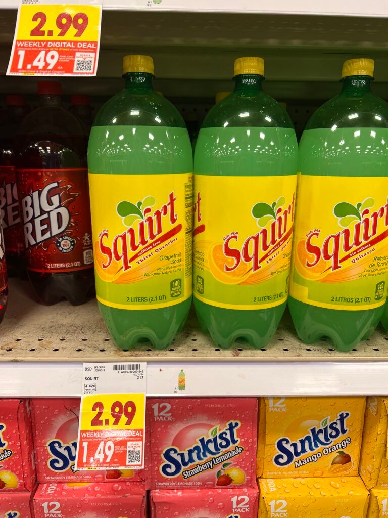 soda kroger shelf image