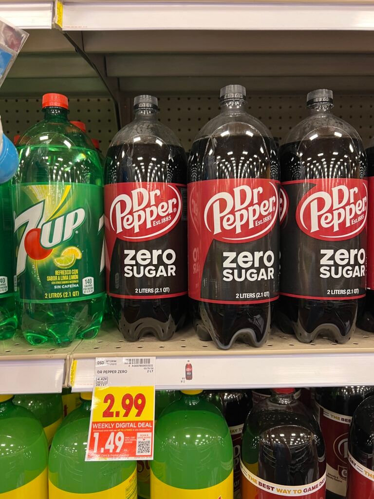 soda kroger shelf image