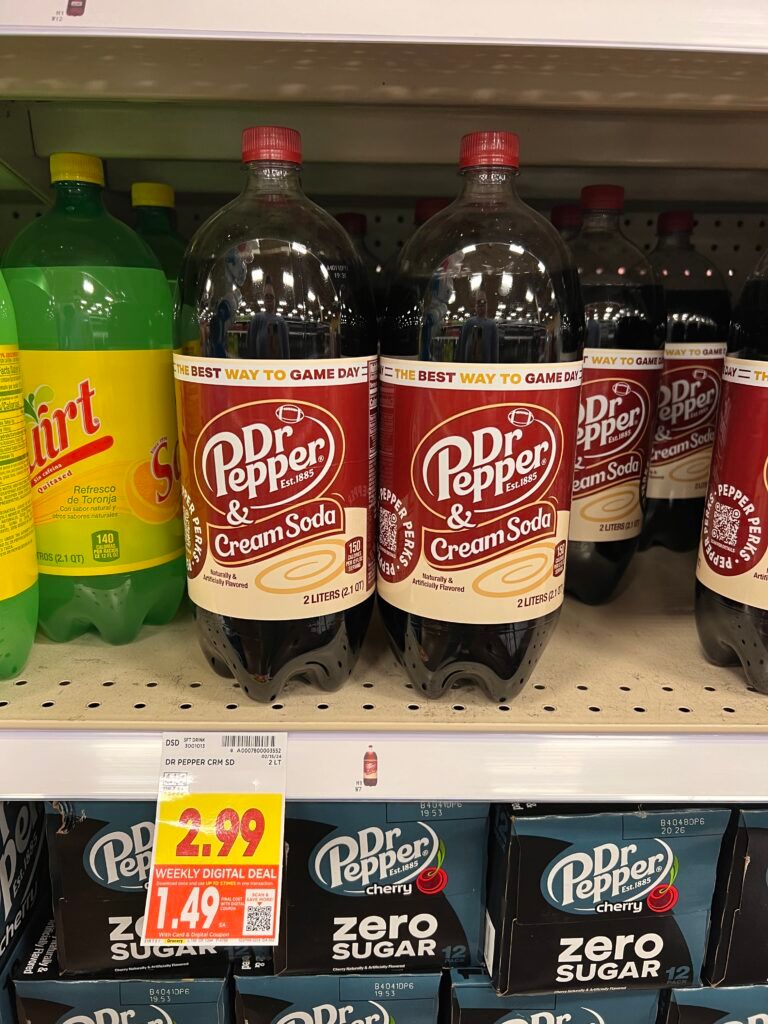 soda kroger shelf image