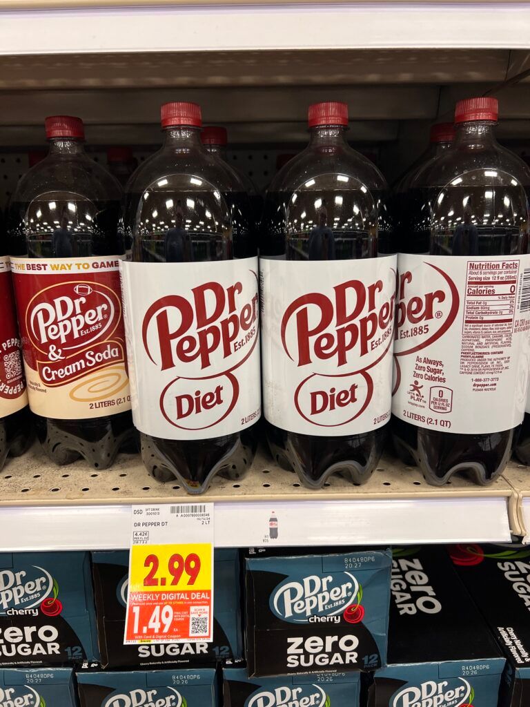 soda kroger shelf image
