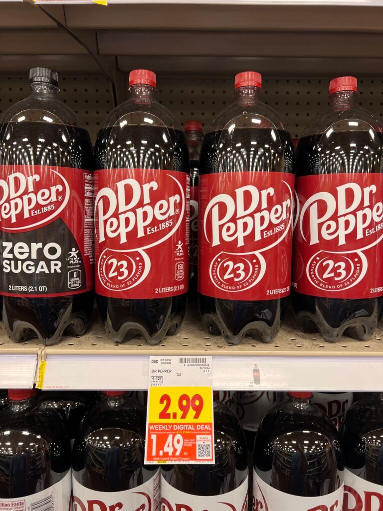 soda kroger shelf image
