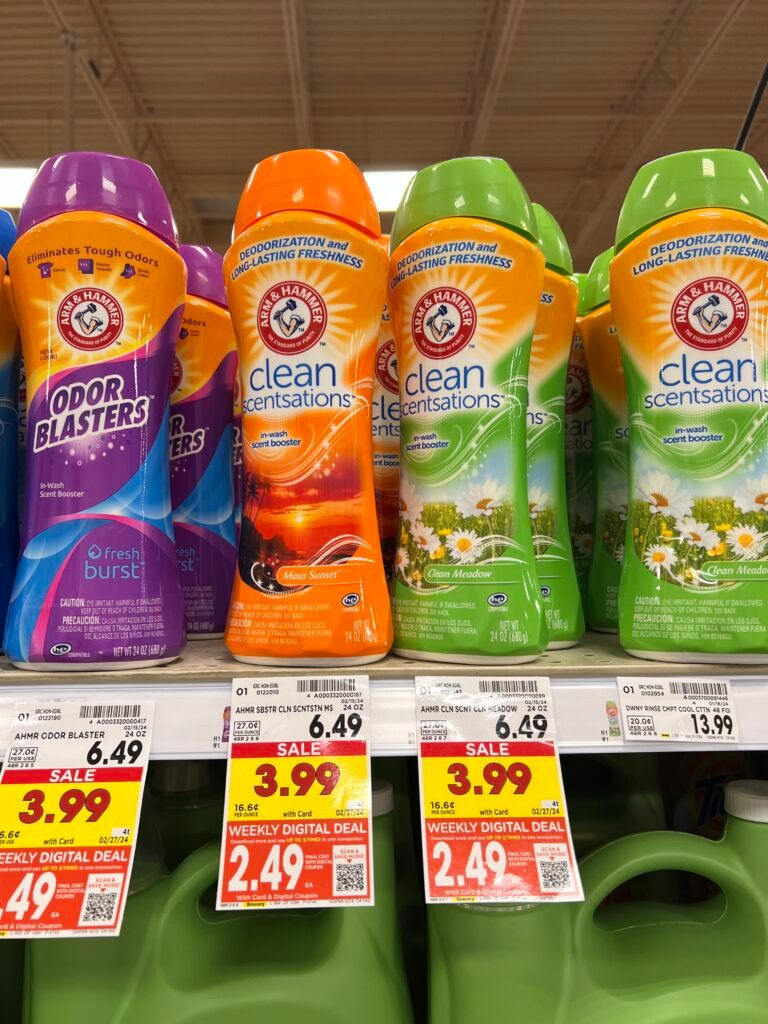 arm and hammer laundry kroger shelf image