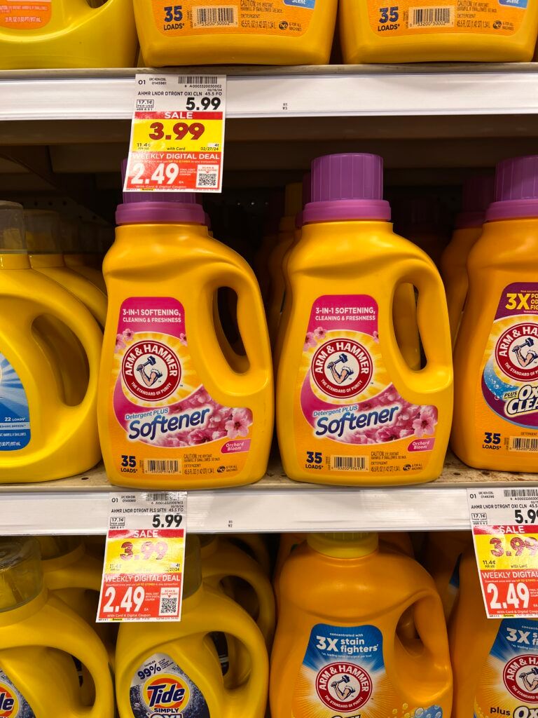 arm and hammer laundry kroger shelf image