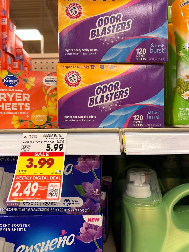 arm and hammer laundry kroger shelf image