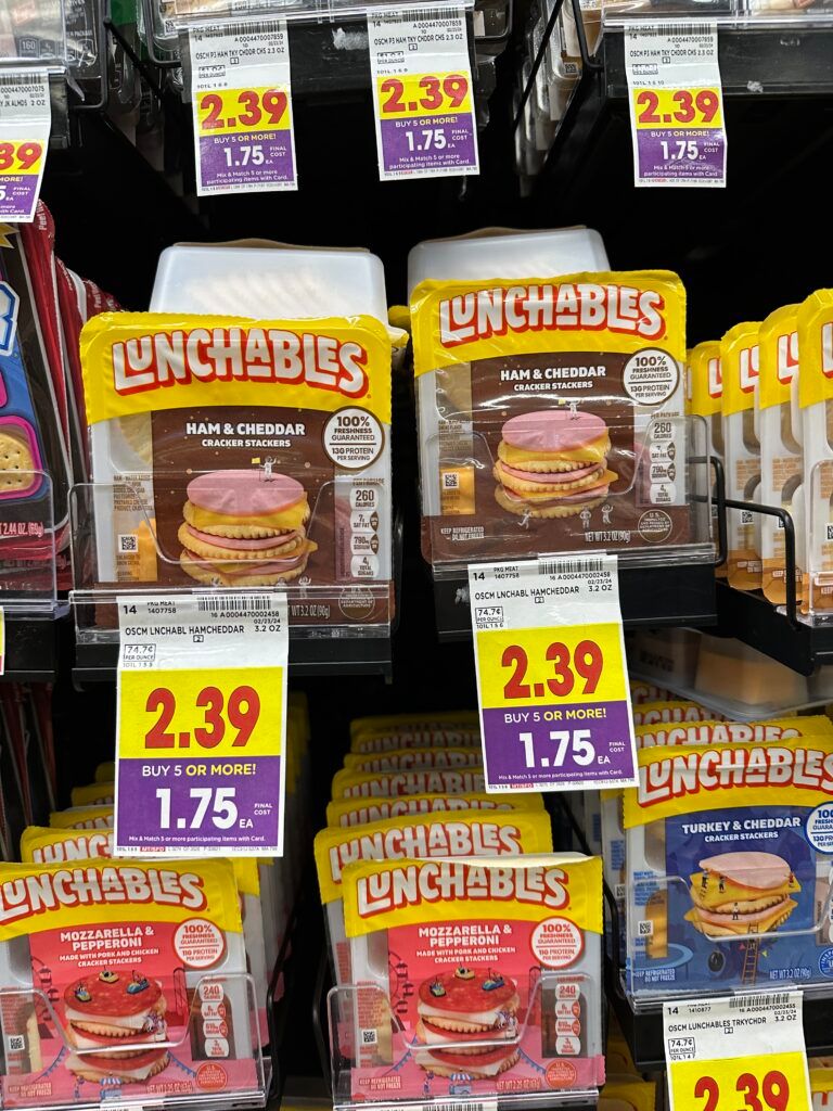 lunchables kroger shelf image