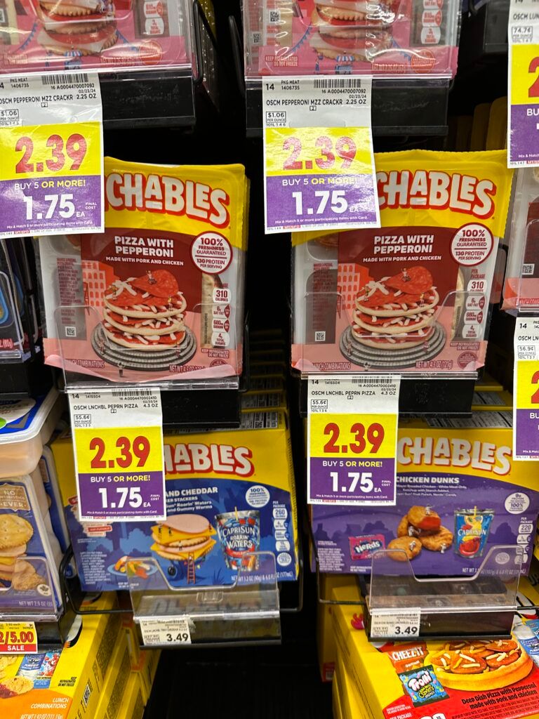 lunchables kroger shelf image