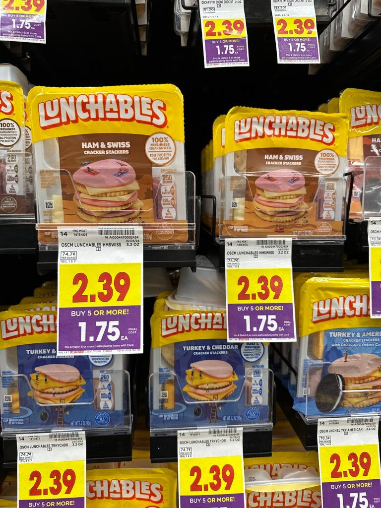 lunchables kroger shelf image