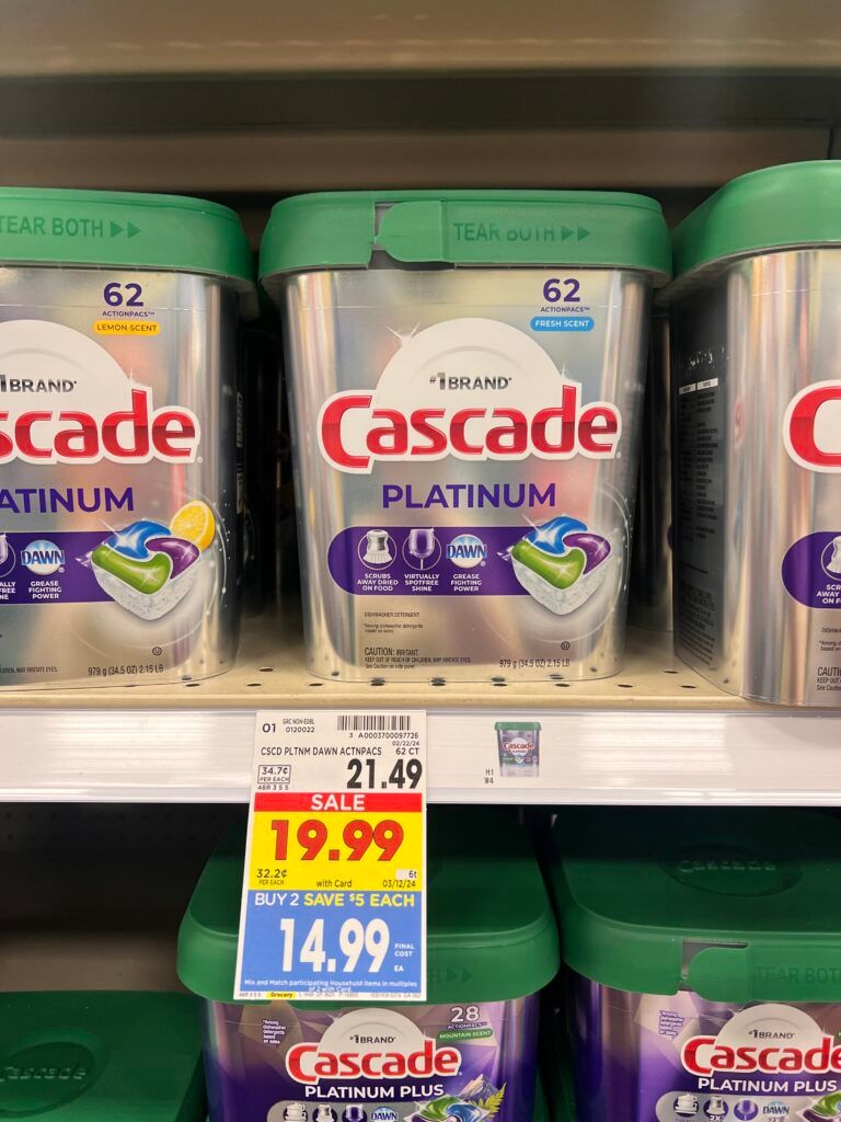 cascade kroger shelf image