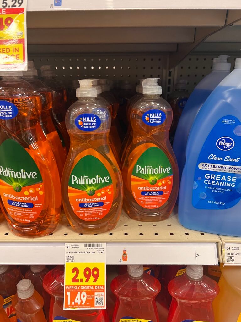 palmolive dish soap kroger shelf image
