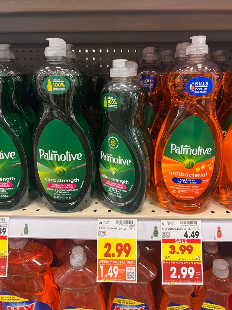 palmolive dish soap kroger shelf image