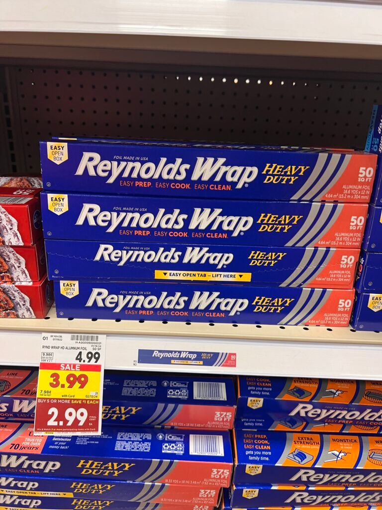 reynolds wrap foil kroger shelf image