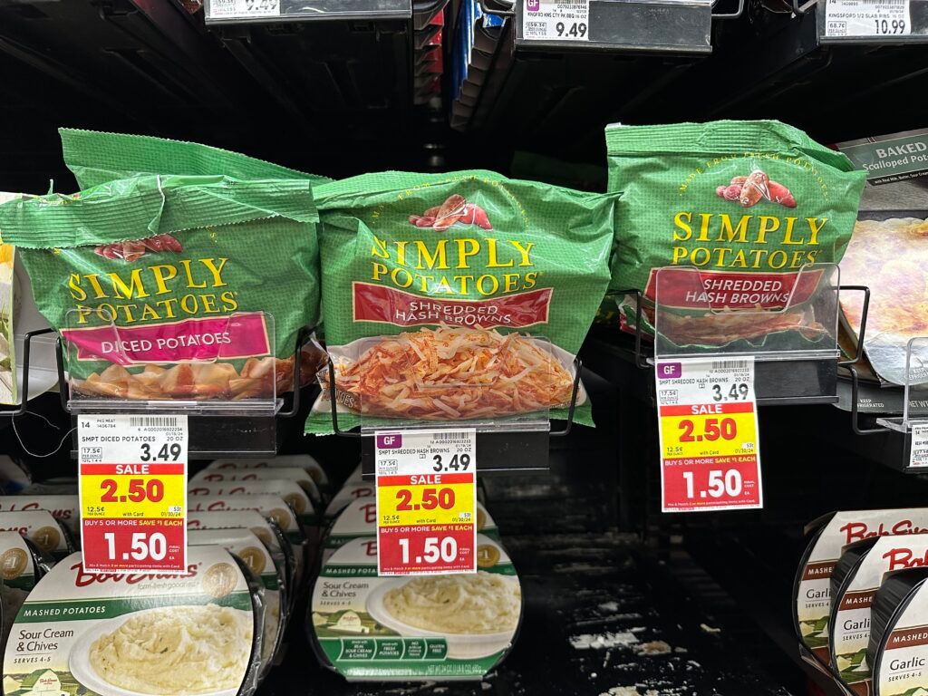 simply potatoes kroger shelf image