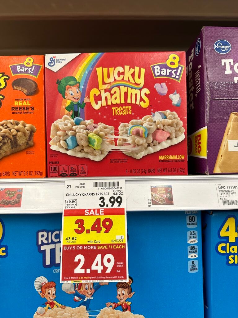 gm treat bars kroger shelf image