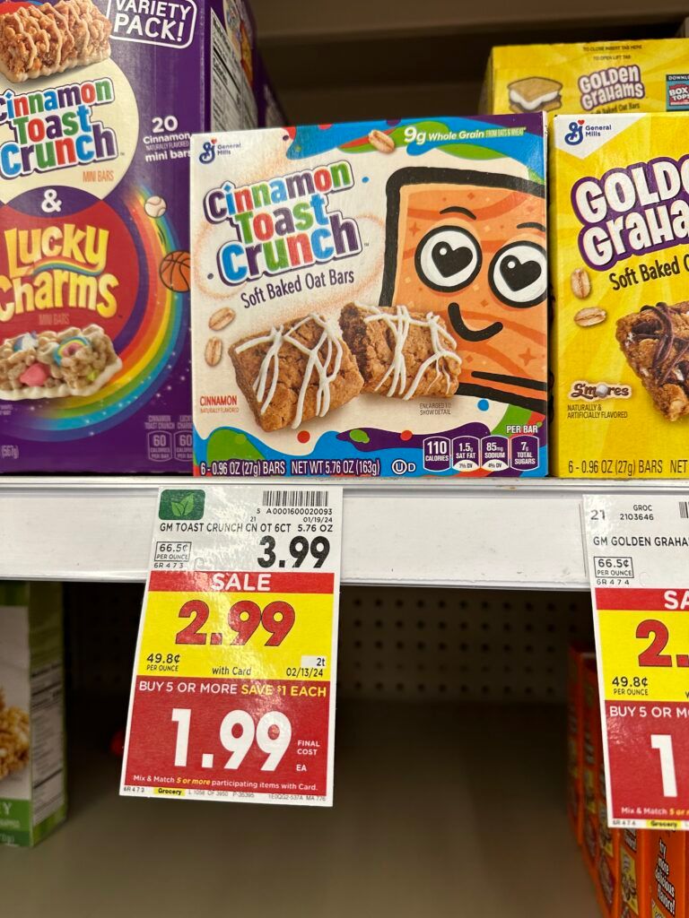 gm treat bars kroger shelf image