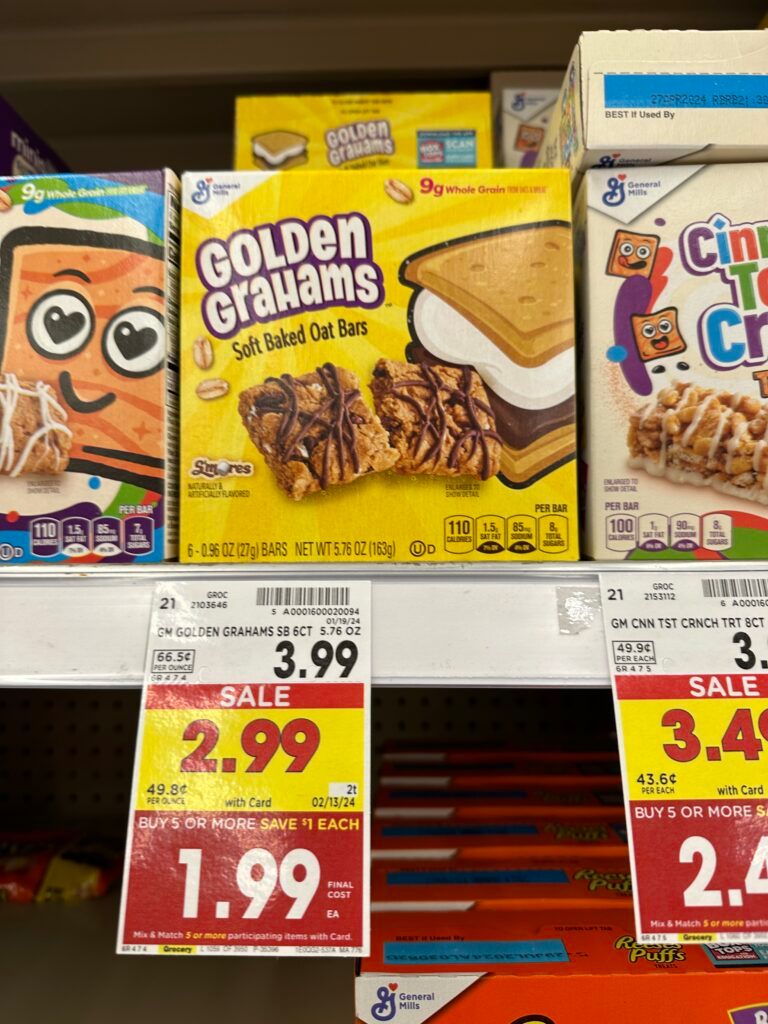 gm treat bars kroger shelf image