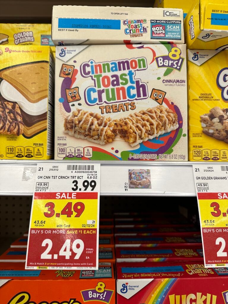 gm treat bars kroger shelf image