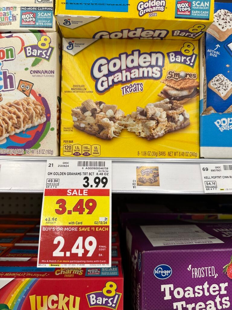 gm treat bars kroger shelf image