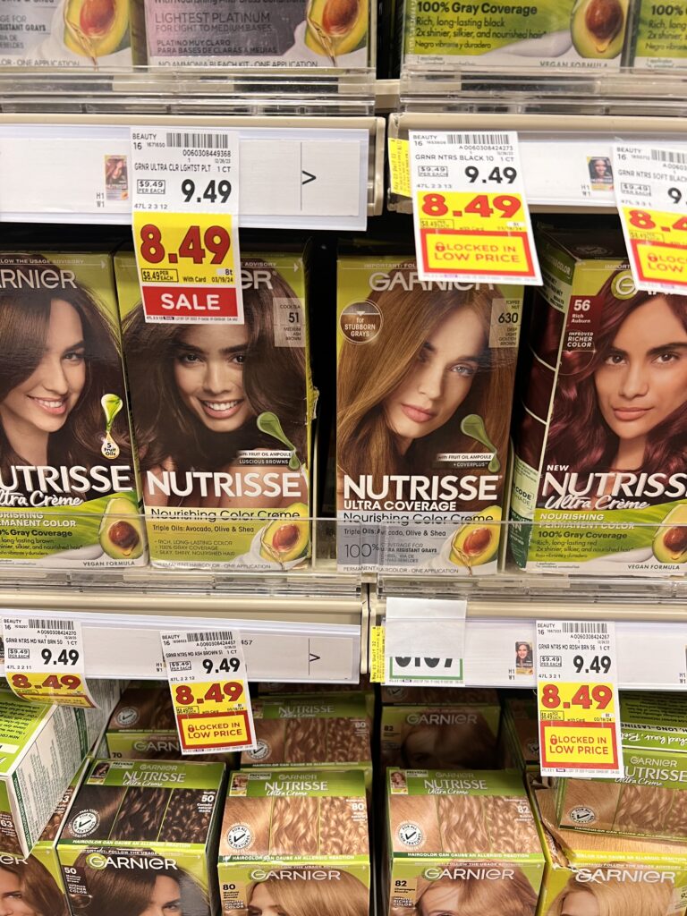 nutrisse hair color kroger shelf image