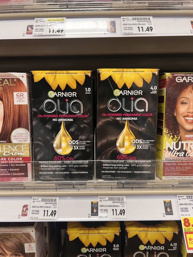 olia hair color kroger shelf image