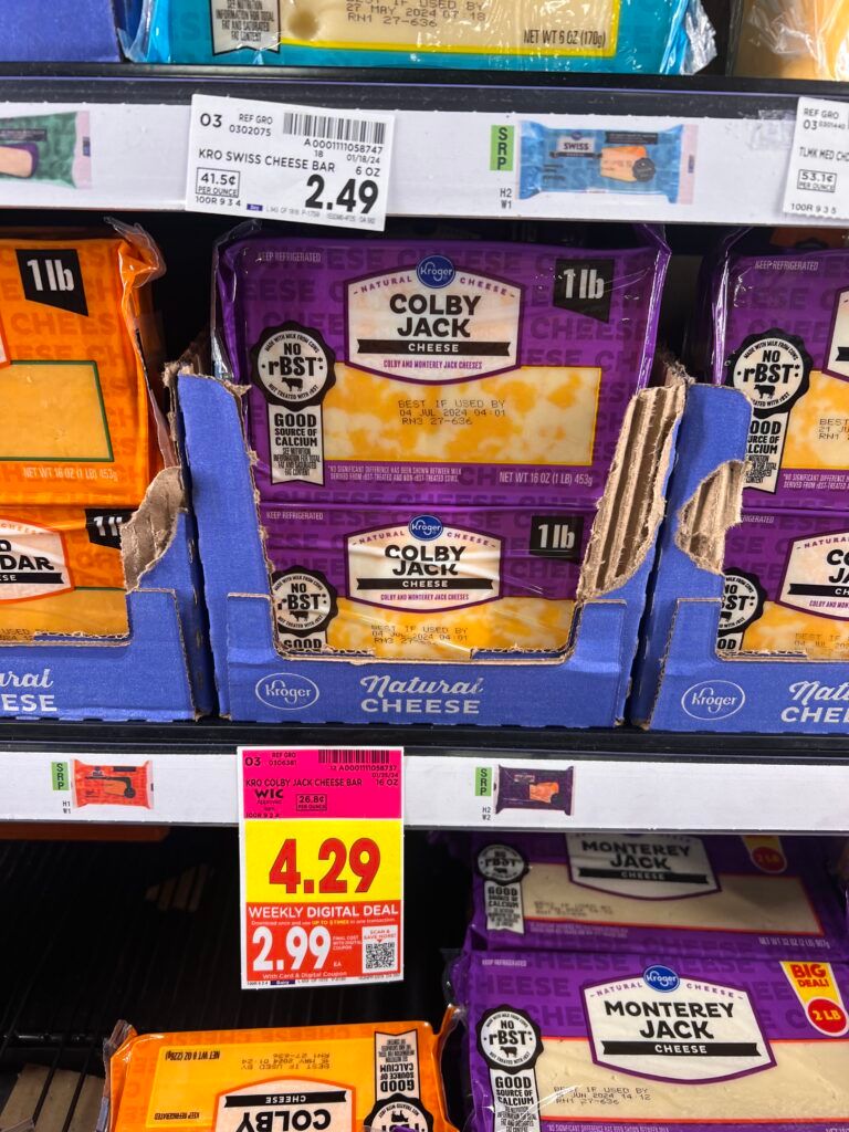 kroger cheese shelf image 