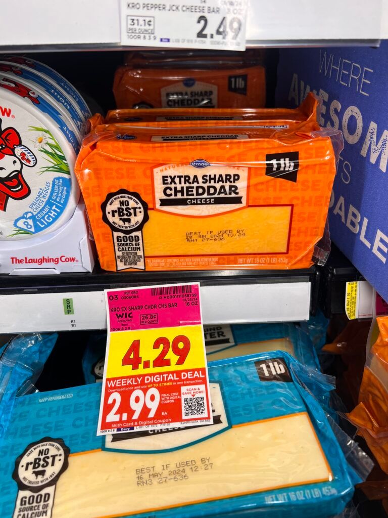 kroger cheese shelf image 