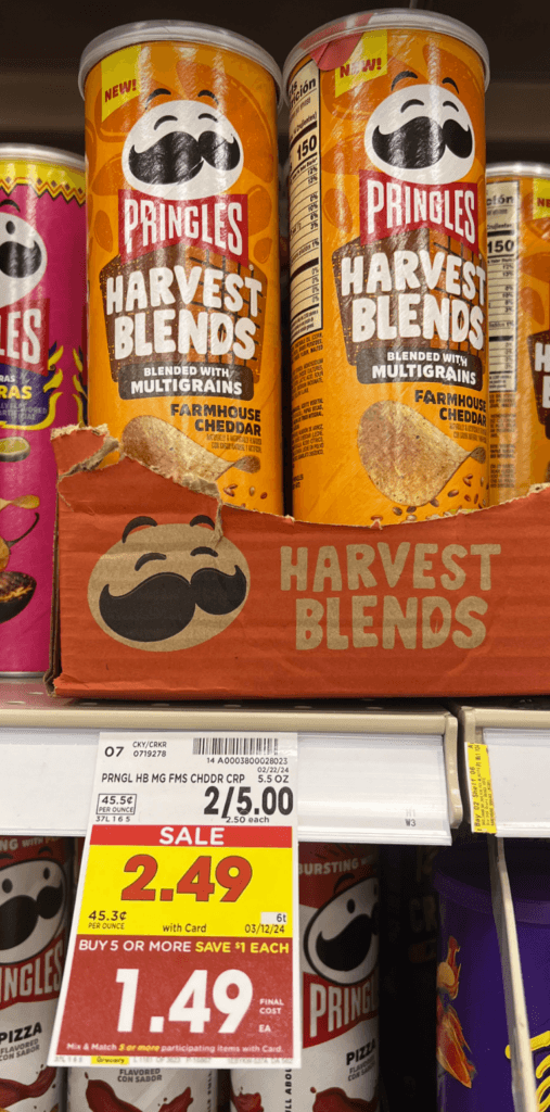 Pringles Kroger Shelf Image