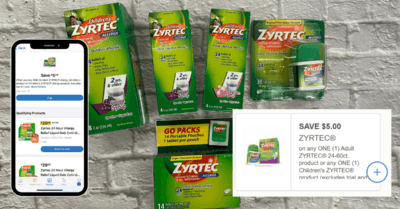Wow! Save $10 off 1 Zyrtec Adult and Children's Items at Kroger!! - 50% ...