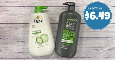 dove body wash kroger krazy