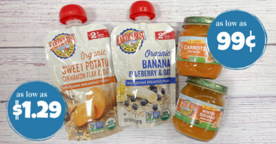 earth's best baby food jars and pouches kroger krazy