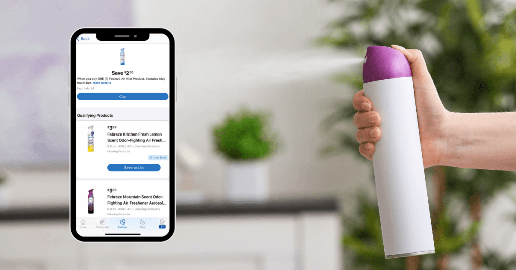 febreze air mist digital mega