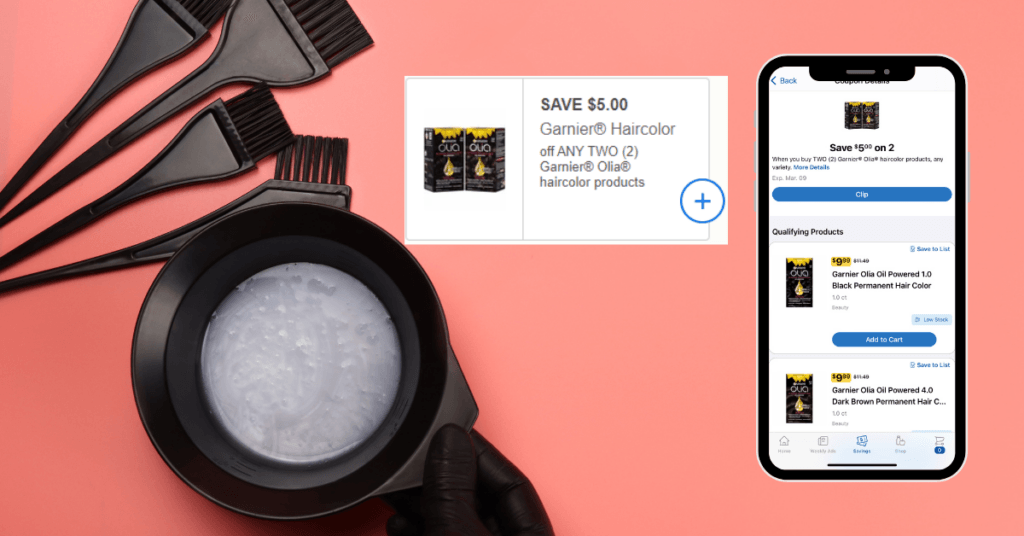 garnier olia hair color