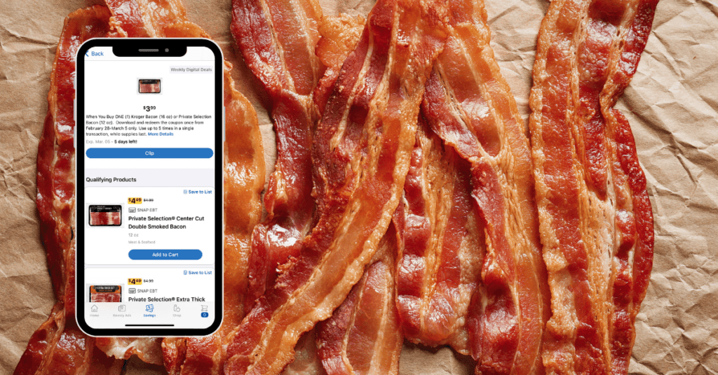 kroger and ps bacon digital