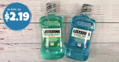 listerine mouthwash kroger krazy